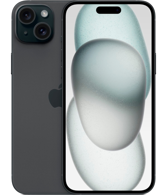 смартфон apple iphone 15 plus 512 гб, black (nano-sim + esim)