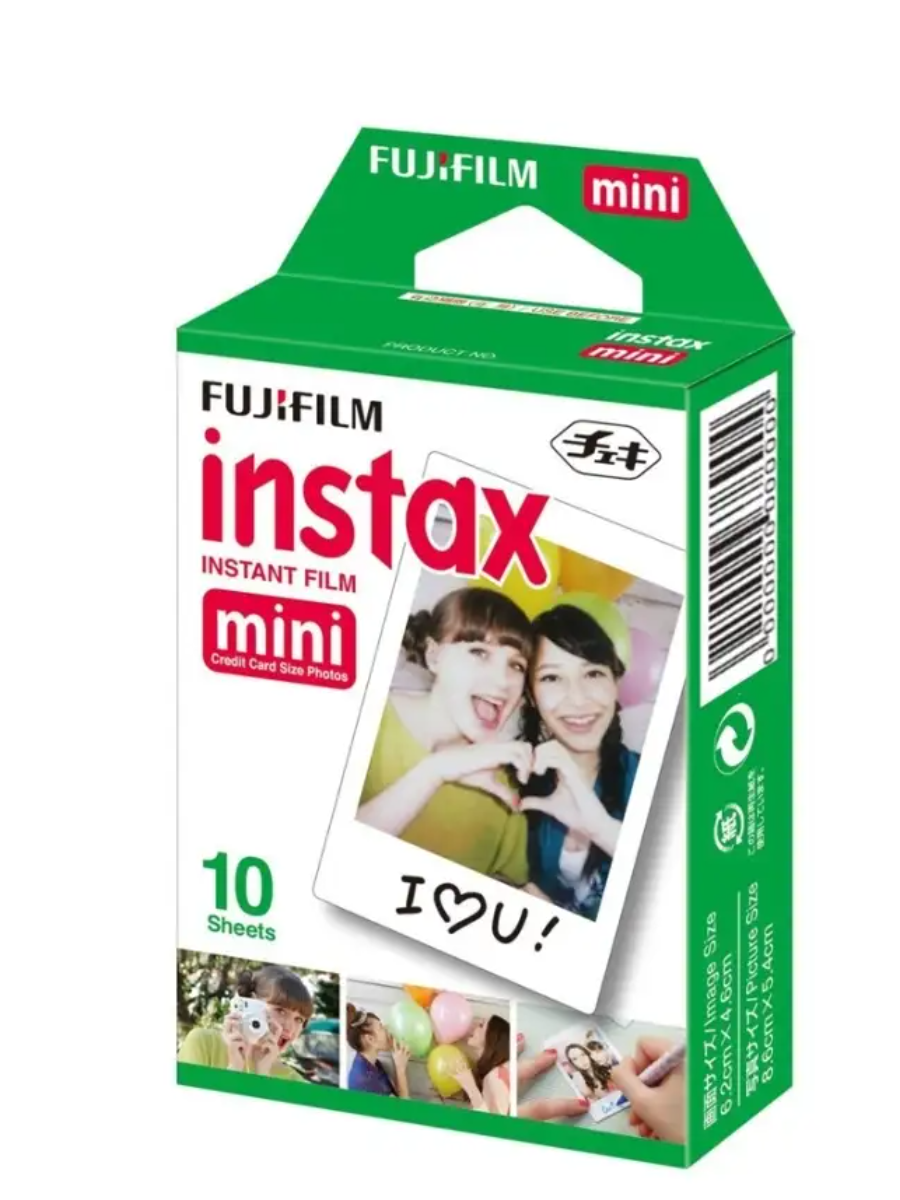 картридж для моментальной фотографии fujifilm instax mini twin pack (10 sheets)