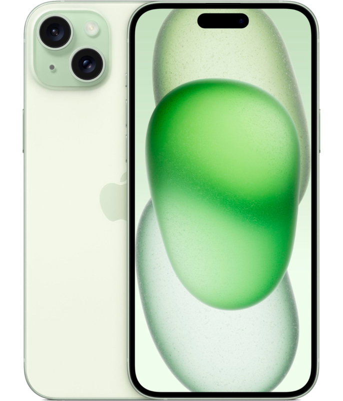 смартфон apple iphone 15 plus 512 гб, green (nano-sim + esim)