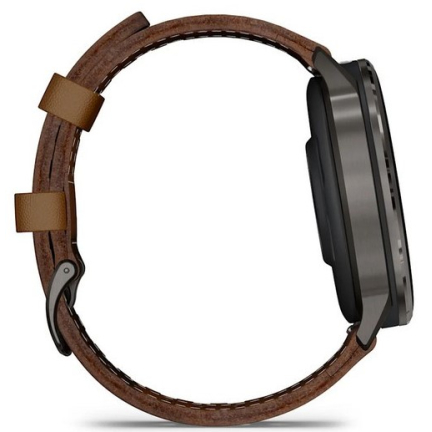 умные часы watch garmin venu 4 45 mm slate black leather brown 010-03014-03 умные часы watch garmin venu 4 45 mm slate black leather brown 010-03014-03