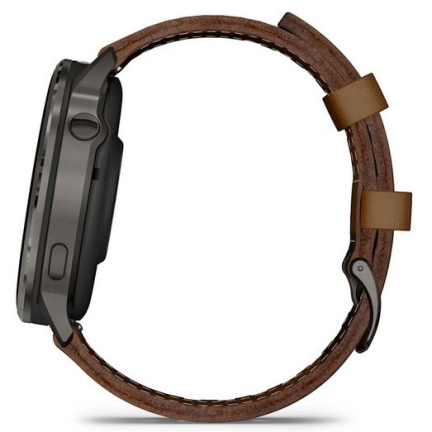 умные часы watch garmin venu 4 45 mm slate black leather brown 010-03014-03 умные часы watch garmin venu 4 45 mm slate black leather brown 010-03014-03