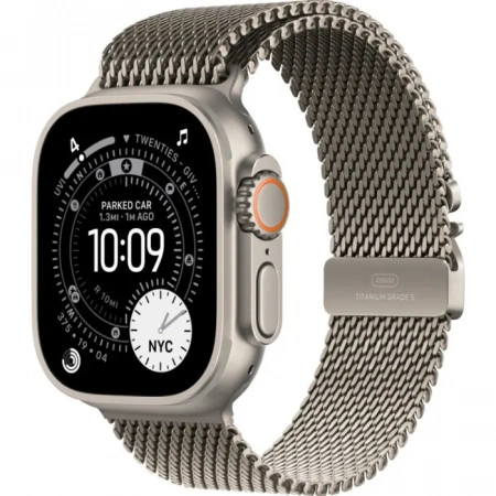 Умные часы Apple Watch Ultra 3 49 Natural Titanium case with M Natural Titanium Milanese loop Умные часы Apple Watch Ultra 3 49 Natural Titanium case with M Natural Titanium Milanese loop