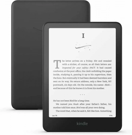 электронная книга amazon kindle paperwhite 12, 7",16gb, 2024, wi-fi, чёрный