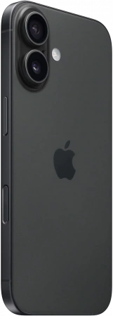 смартфон apple iphone 16 plus 256 гб, black (nano-sim + esim)
