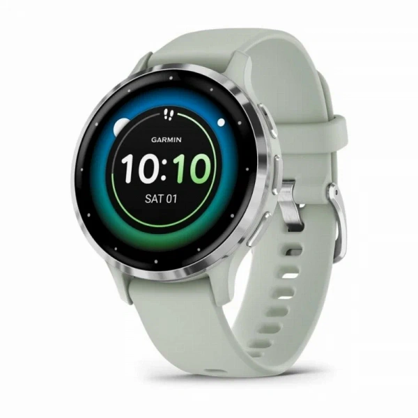 Умные часы Watch Garmin Venu 3S Silver Stainless Sage Grey 010-02785-51