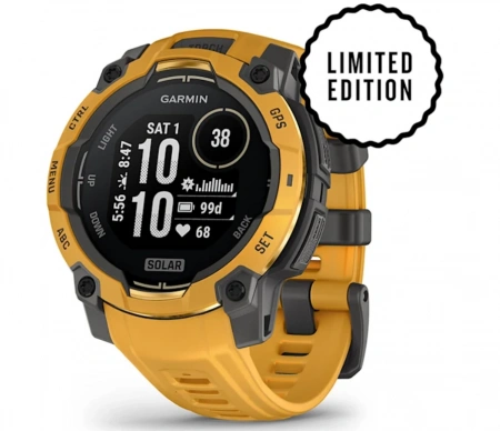 Умные часы Watch Garmin Instinct 3 50 Solar Whitestone Sunburst with Sunburst/Gray 010-02934-02