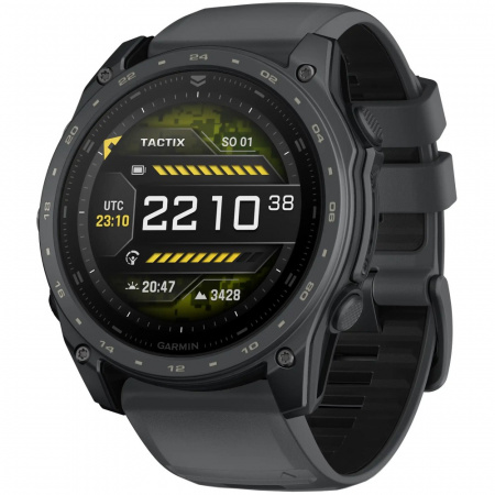 умные часы watch garmin tactix 8 51mm amoled slate gray cerakote with black silicone 010-04553-00