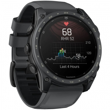 умные часы watch garmin tactix 8 51mm amoled slate gray cerakote with black silicone 010-04553-00