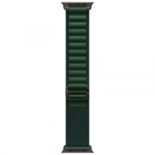 умные часы apple watch ultra 2 (2024) 49 black titanium case with l dark green alpine loop