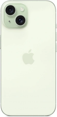 смартфон apple iphone 15 256 гб, green (nano-sim + esim)