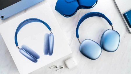 беспроводные наушники apple airpods max blue