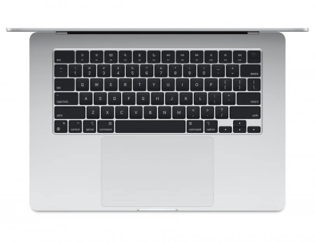 ноутбукapple macbook air 15 (2025) m4 24/512 silver (mc6j4)