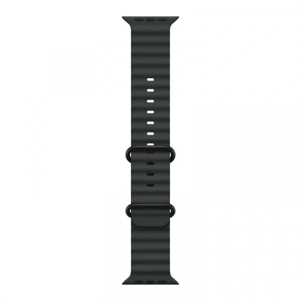умные часы apple watch ultra 2 (2024)  49 black titanium case with black ocean band