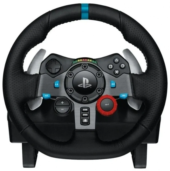 руль игровой logitech g driving force g29 для ps5, ps4, ps3 и пк, черный руль игровой logitech g driving force g29 для ps5, ps4, ps3 и пк, черный