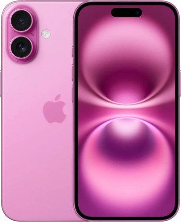 смартфон apple iphone 16 plus 128 гб, pink (nano-sim + esim)