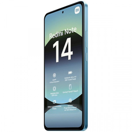 смартфон xiaomi redmi note 14 nfc 8/128 гб ocean blue