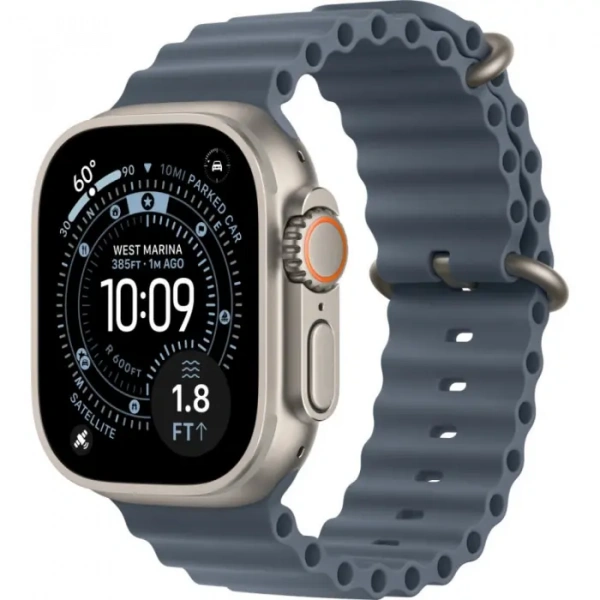 Умные часы Apple Watch Ultra 3 49 Natural Titanium Case with Anchor Blue Ocean Band