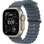 умные часы apple watch ultra 3 49 natural titanium case with anchor blue ocean band