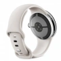 pixel watch 4 41 wi-fi polished silver/porcelain active band