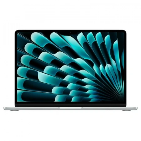 ноутбукapple macbook air 15 (2025) m4 24/512 silver (mc6j4)