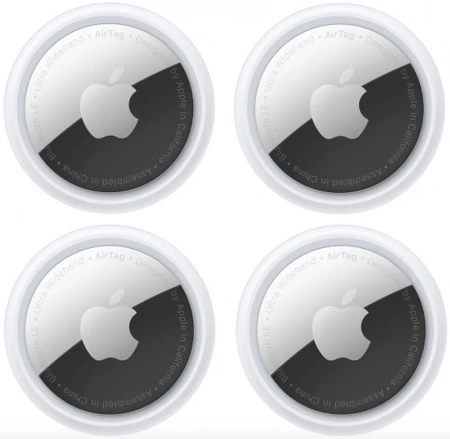 Трекер Apple AirTag Gen 2 (2026) белый/серебристый, 4 шт. Трекер Apple AirTag Gen 2 (2026) белый/серебристый, 4 шт.
