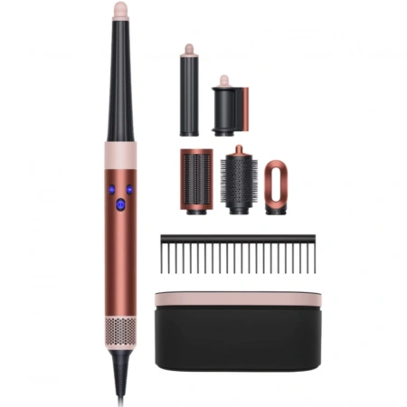 dyson hs08 airwrap id long barrel strawberry bronze/blush pink