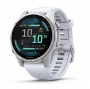 умные часы watch garmin fenix 8 43 amoled silver with whitestone silicone умные часы watch garmin fenix 8 43 amoled silver with whitestone silicone